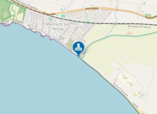 Map of 250 MT SX FOCE FOSSO CUPINO