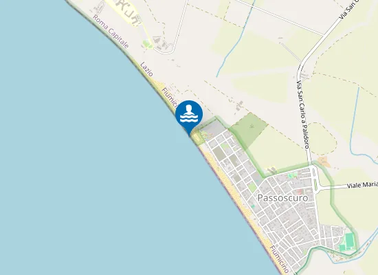 Map of 1200 MT DX FOSSO DELLE CADUTE