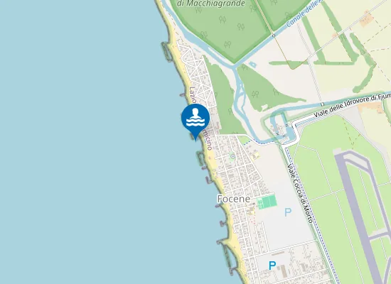 Map of 2000 MT DX COLLETTORE ACQUE ALTE E BASSE