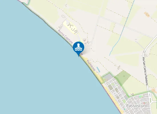 Map of 250 MT SX FOCE FOSSO DELLE CADUTE