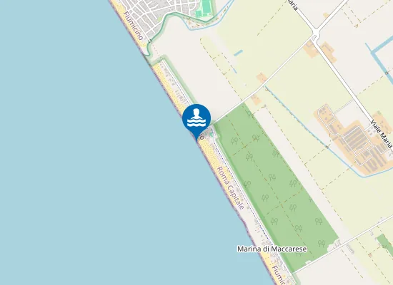 Map of 1000 MT DX FOSSO TRE DENARI