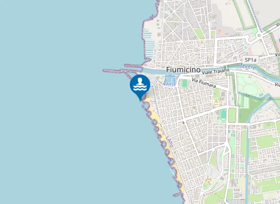 Map of 250 MT DX FIUMARA PICCOLA