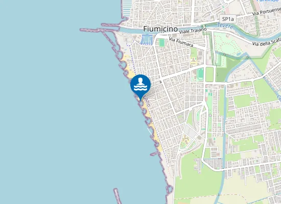 Map of 1250 MT DX FIUMARA PICCOLA