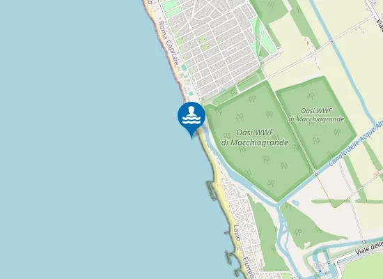 Map of FOCE COLLETTORE ACQUE ALTE E BASSE