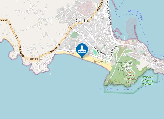 Map of CENTRO SPIAGGETTA DI SERAPO