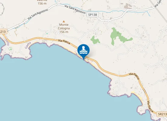 Map of CENTRO SPIAGGIA ARENAUTA