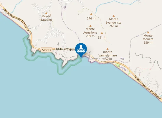 Map of 200 MT SX GALLERIA CAPOVENTO