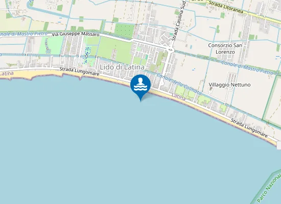 Map of 400 MT SX VIA CASILINA