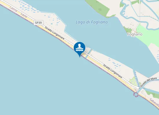 Map of 150 MT SX FOCE DEL DUCA