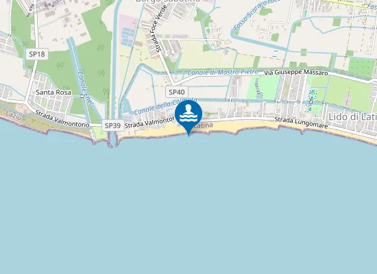 Map of 800 MT DXS FOCE3 CANALE ACQUE ALTE