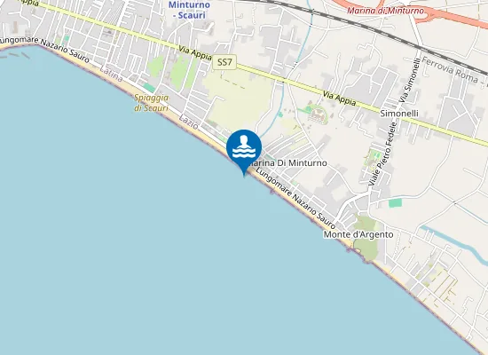 Map of 100 Mt Dx Canale Ricillo