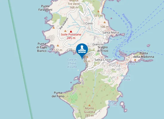 Map of CHIAIA DI LUNA