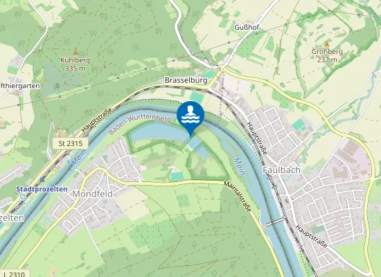 Map of MONDFELD BADESEE