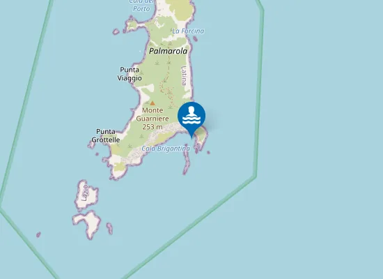 Map of A SX PUNTA VARDELLA