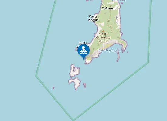 Map of CALA DEI PESCATORI