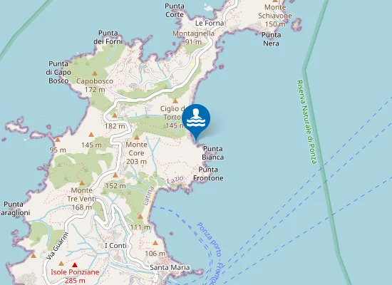 Map of CALA DEL CORE