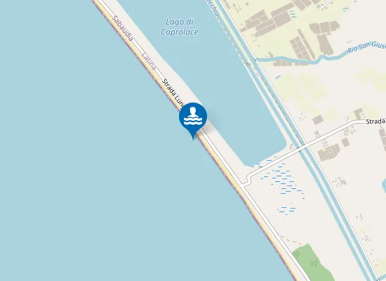 Map of 200 MT DX FOCE LAGO CAPROLACE