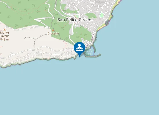 Map of CENTRO SPIAGGIA MAGA CIRCE