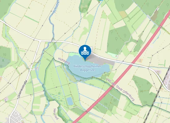 Map of NIEDERSCHOPFHEIM BADESTRAND NIEDERSCHOPFHEIM