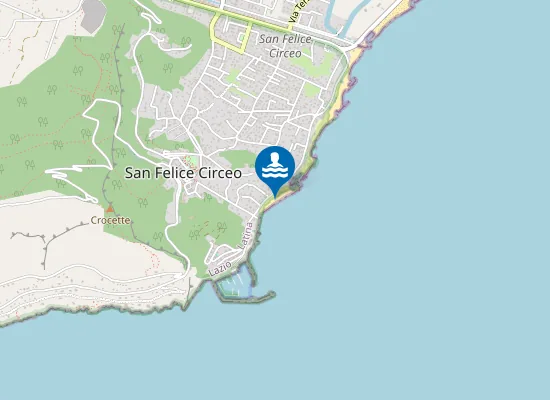Map of SPIAGGETTA HOTEL CIRCE