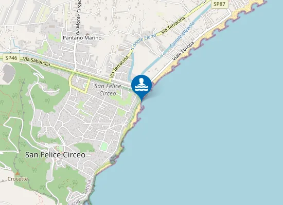 Map of SPIAGGETTA LIBERA SOTTO TORRE VITTORIA