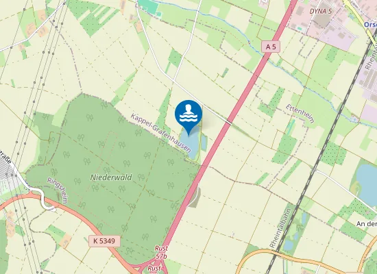 Map of GRAFENHAUSEN BAGGERSEE