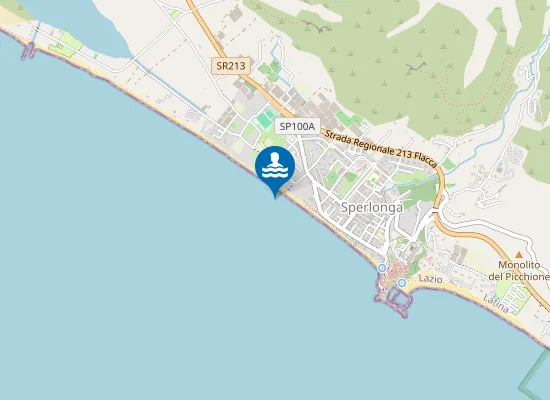 Map of 2000 MT DX EMISSARIO LAGO LUNGO