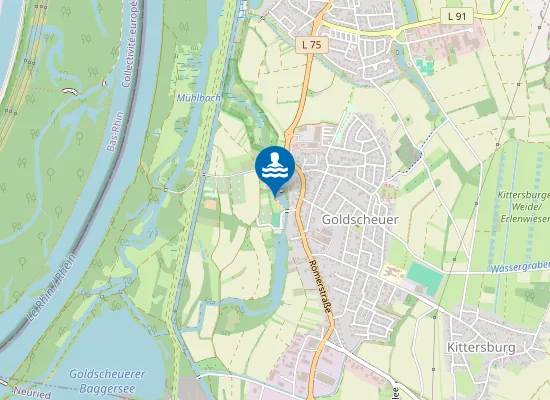 Map of GOLDSCHEUER BADESEE