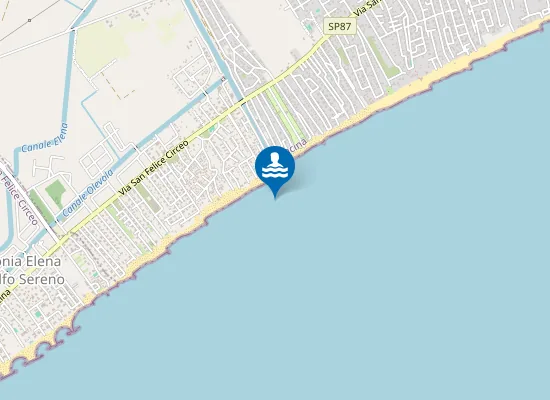 Map of MT.100 SX FIUME SISTO