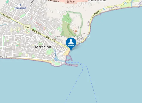 Map of SPIAGGETTA ANTISTANTE AGOSTINO A MARE