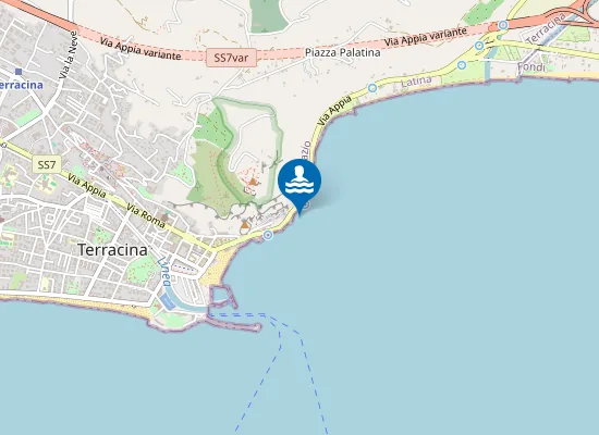 Map of DEPURATORE TERRACINA TORRE GREGORIANA