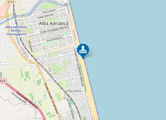 Map of ZONA ANTISTANTE VIA SARDEGNA