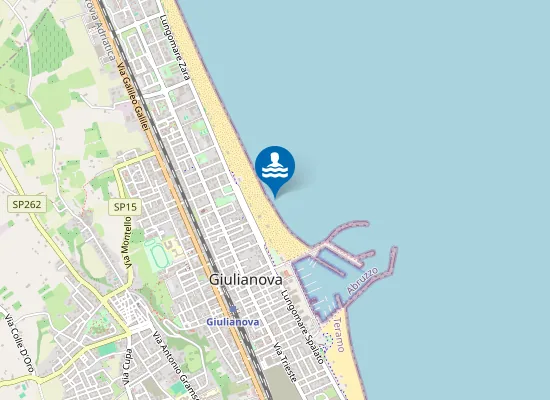 Map of LUNGOMARE ZARA CIVICO N.7