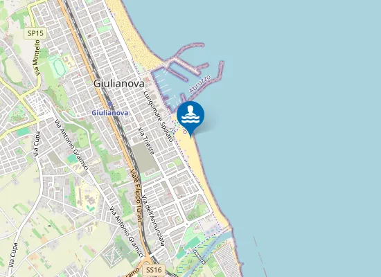 Map of ZONA ANTISTANTE LUNG.RE SPALATO 80