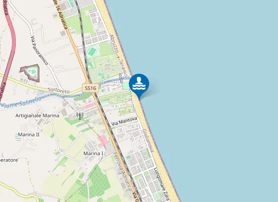 Map of 430 MT A SUD FOCE F. SALINELLO