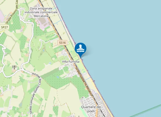 Map of IN CORRISPONDENZA KM 425 - VILLA FUMOSA