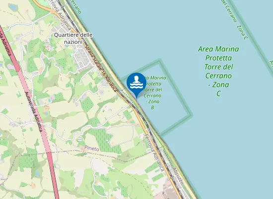 Map of ZONA ANT.TE TORRE CERRANO