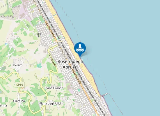 Map of ZONA ANTISTANTE VIA L'AQUILA