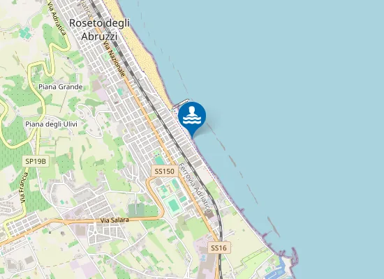 Map of ZONA ANTISTANTE VIA CLAUDIO