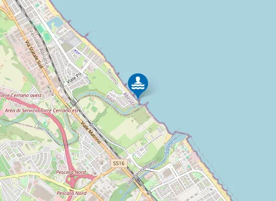 Map of 50 MT NORD FOCE T. PIOMBA