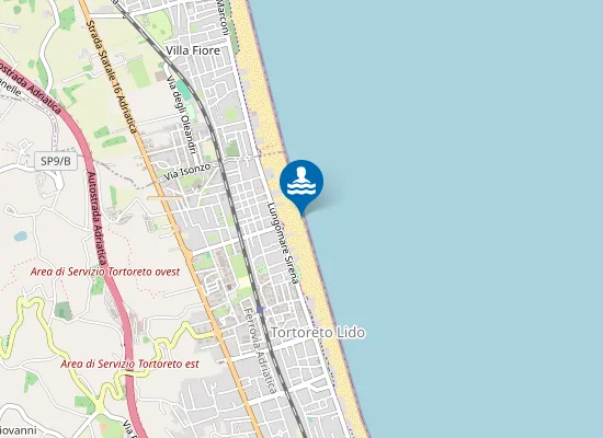 Map of ZONA ANTISTANTE VIA L. DA VINCI