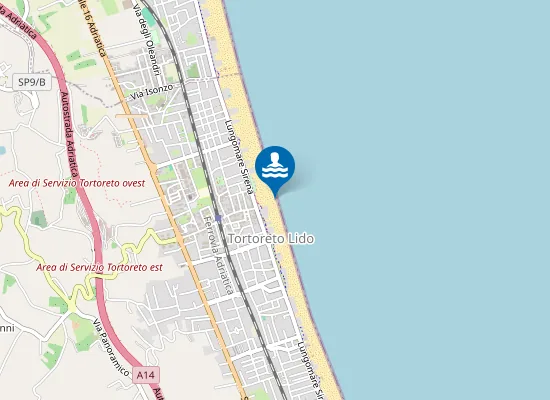 Map of ZONA ANTISTANTE VIA G.CARDUCCI