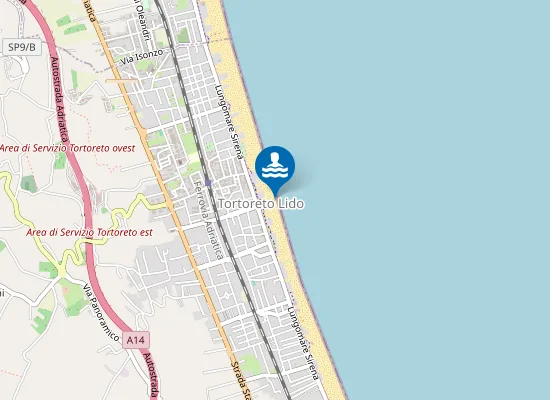 Map of ZONA ANTISTANTE VIA TRIESTE