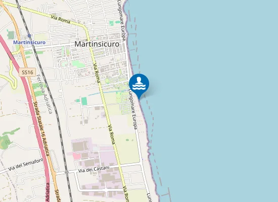 Map of ZONA ANTISTANTE LUNG.RE SUD N.48