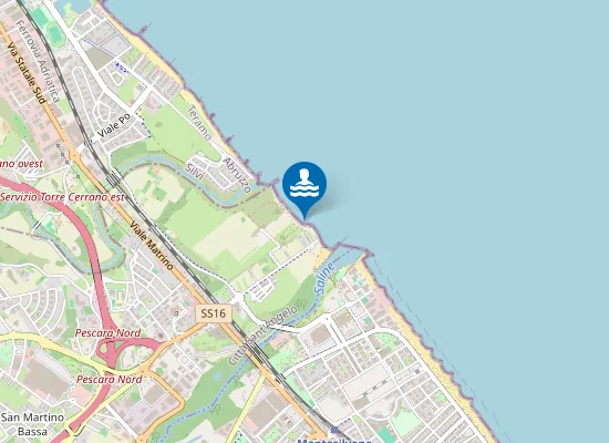 Map of 300 MT A NORD FOCE F. SALINE