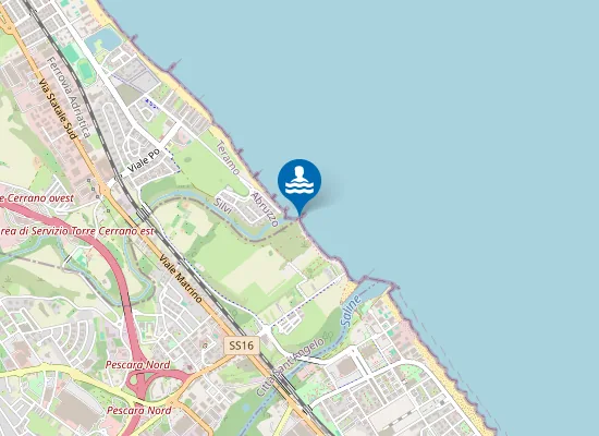 Map of 50 MT A SUD FOCE T. PIOMBA