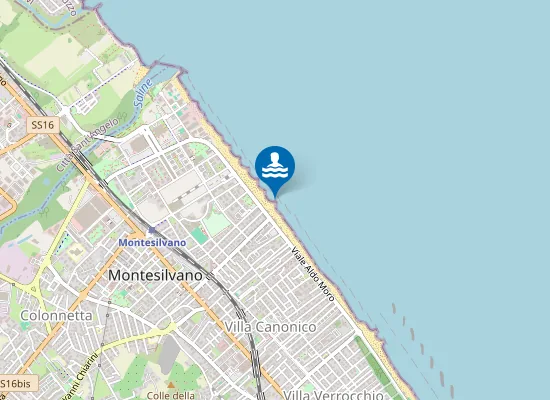 Map of ZONA ANTISTANTE VIA LEOPARDI