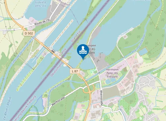 Map of FREISTETT BADESEE FREISTETT