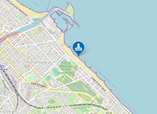 Map of ZONA ANTISTANTE TEATRO D'ANNUNZIO