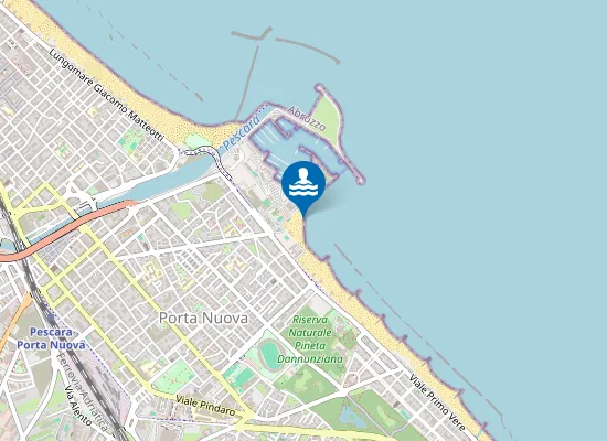 Map of 100 Mt Sud Molo Porto Turistico